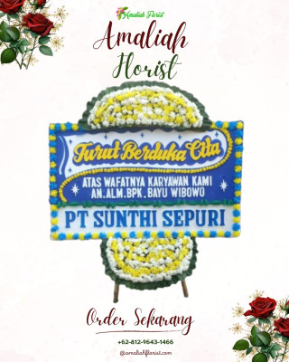 Papan Bunga Duka di Soba