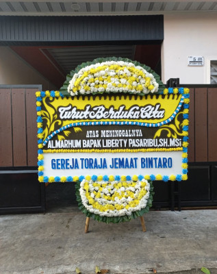Papan Bunga Duka di Soba