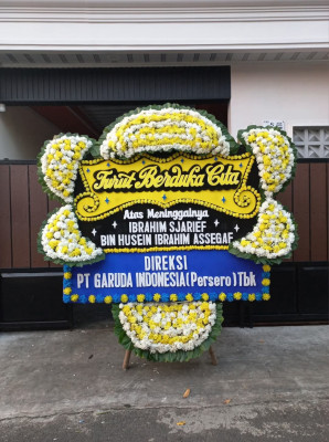 Papan Bunga Duka di Soba