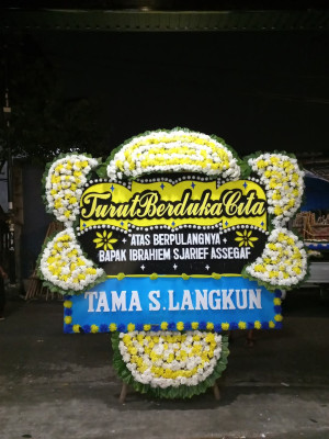 Papan Bunga Duka di Soba